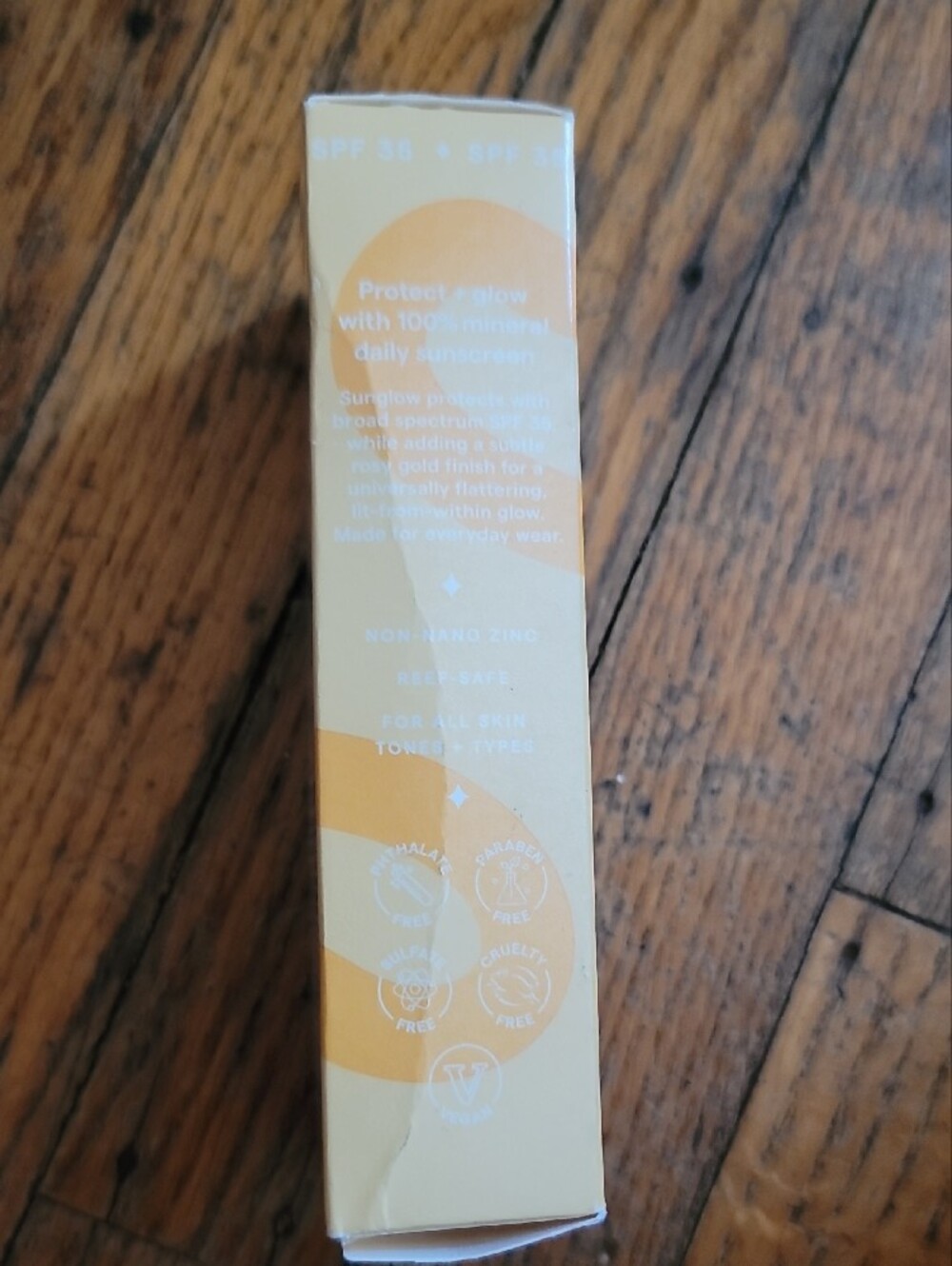 Kinfield Sunglow Luminizing Facial Sunscreen SPF 35 - Yellow & Orange - Picture 2 of 2